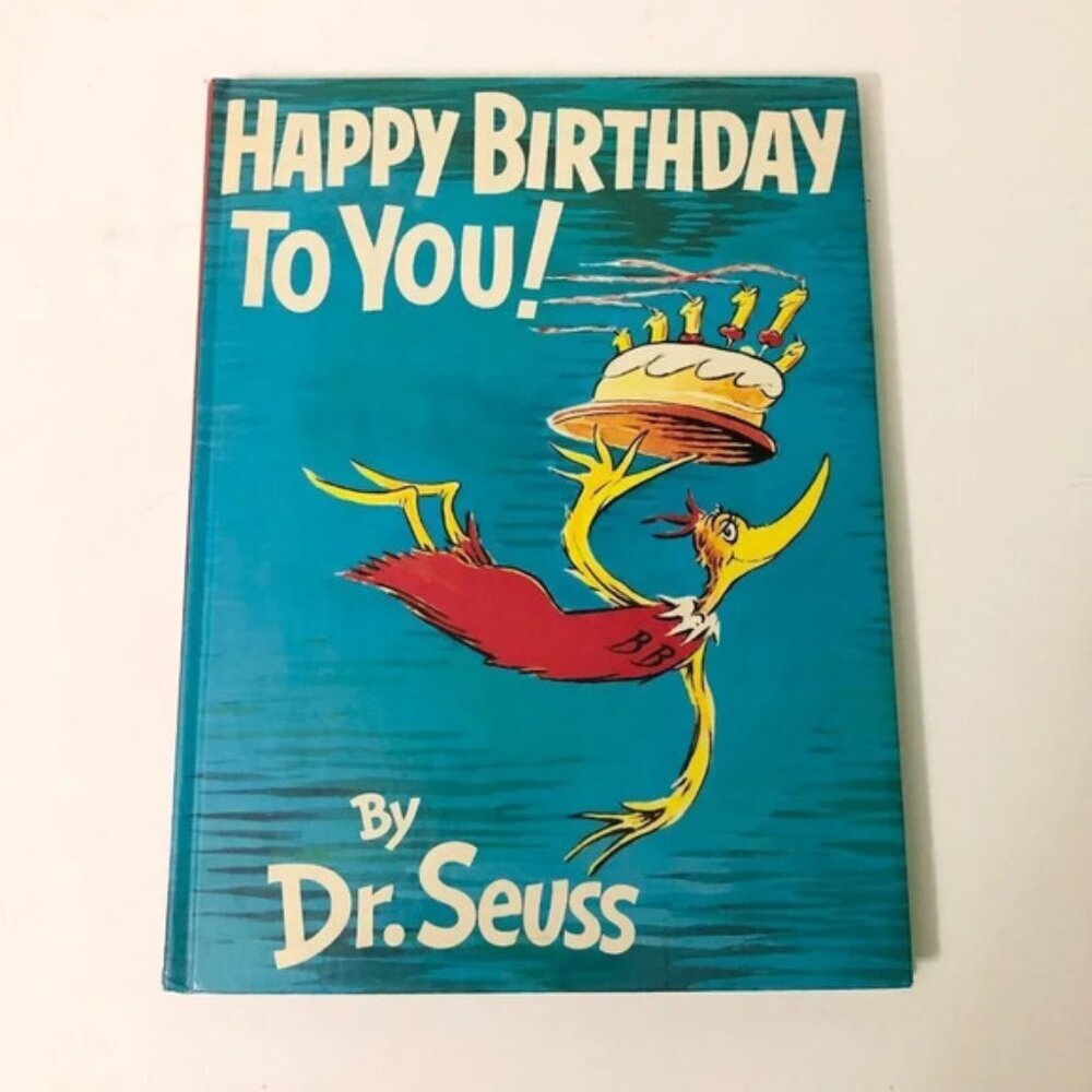 Vtg 1959 Happy Birthday To You by Dr Seuss Hardcover Random House  Book